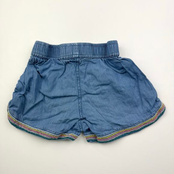 Peek Rainbow Denim Pull On Shorts - Picture 5 of 5
